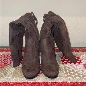 DSW Dark Brown Over the Knee Boots